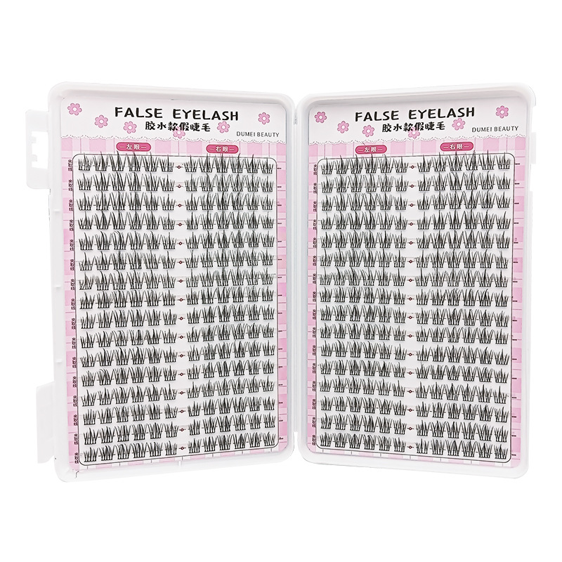32 filas de pestañas postizas de gran capacidad, retrato familiar, sin pegamento, libro de pestañas de gran capacidad, pestañas naturales de girasol