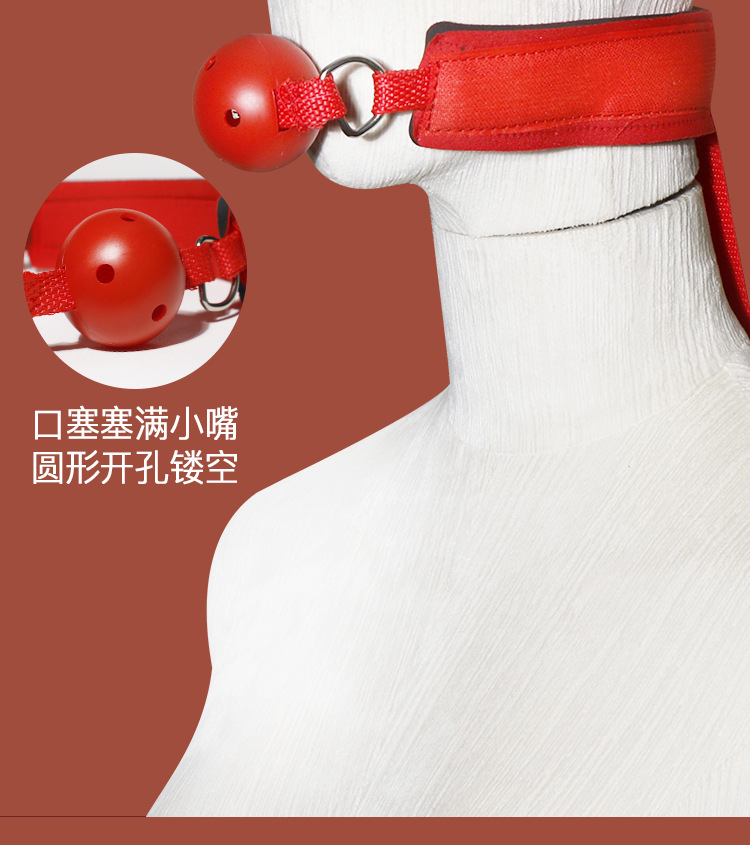 SM Reverse Handcuffs PU Leather and Alloy Restraint Set for Couples — detail image 16