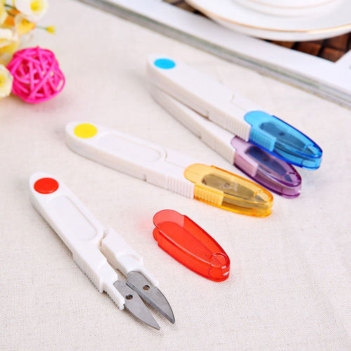 Mini Portable Courier Knife Stainless Steel Sewing Cap Handmade Small Scissors Home Use Cross-Stitch Thread Trimming Scissors