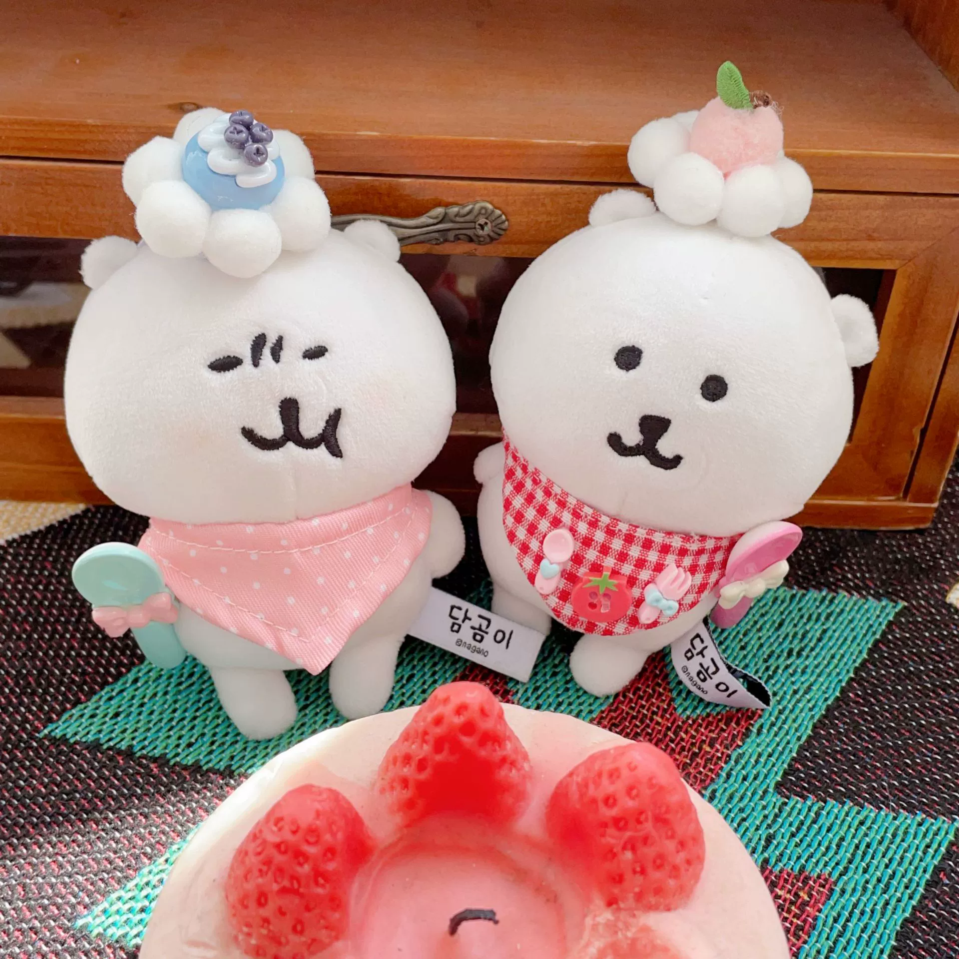 Самоуничижительный медведь кукольный костюм 10cm нагрудник кукла полотенце кукла треугольное полотенце декоративные аксессуары шарф томатная шляпа