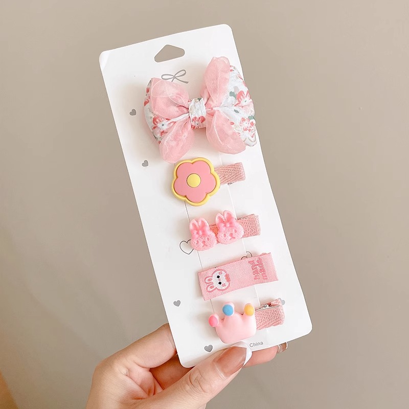 Horquilla para bebés, bolsa de tela completa, clip para cabello para bebés, no daña el cabello, niños, niñas, horquillas, lindos accesorios para el cabello, sombreros