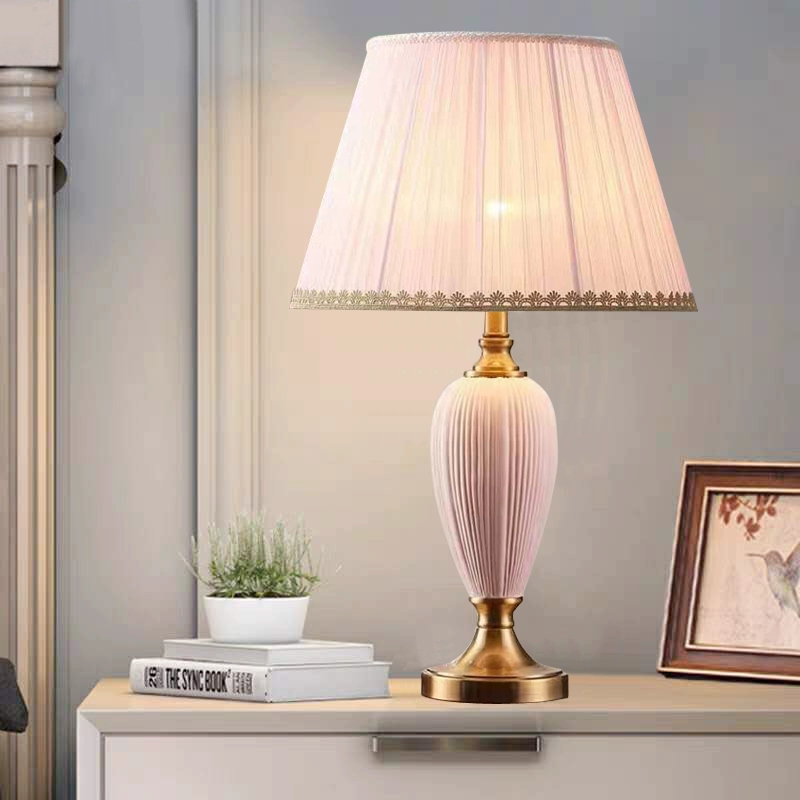 Table lamp for bed, touch lantern for living room, light luxury style
