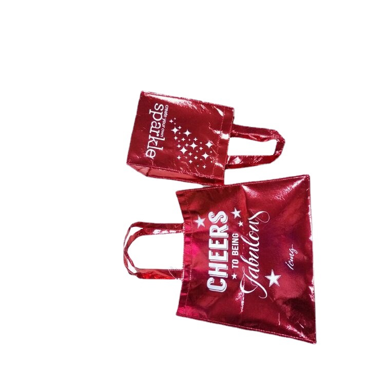 炫彩铝膜镭射无纺布袋  淋膜袋 无纺布复银膜袋 可按要求订 做