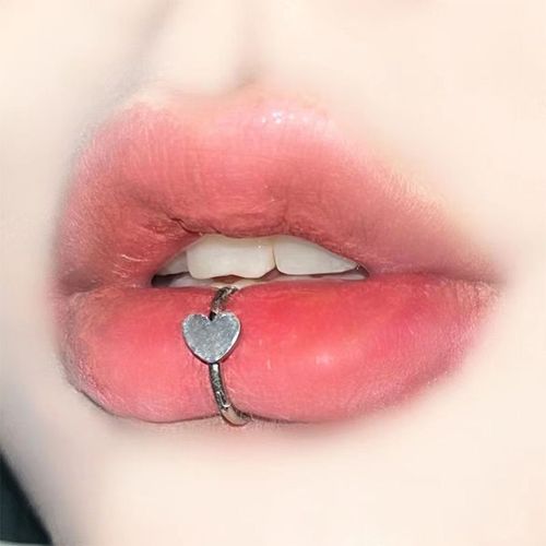 New crossbar nose ring, cross buckle ring, seamless ring, hot girl niche ins lip ring, piercing jewelry wholesale