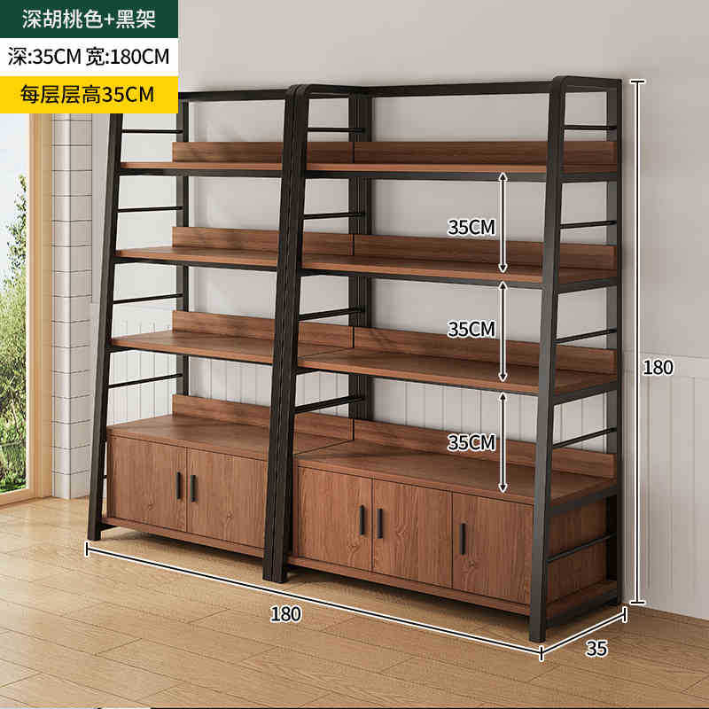 Estante simple estante de almacenamiento de múltiples capas estante de exhibición sala de estar estantería hogar dormitorio piso gabinete de almacenamiento sub-estante