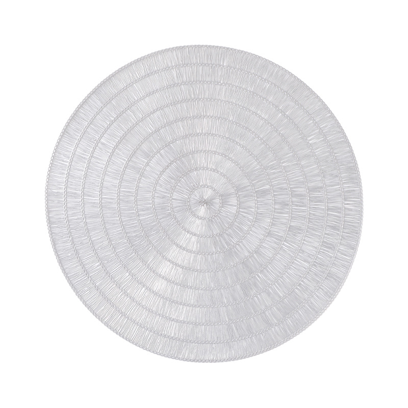 Almohadilla de pvc, anillo de espiga de trigo, tapete de estudiante antideslizante, decoración de mesa de estilo europeo, diseño creativo en forma de flor, tapete de mesa antideslizante