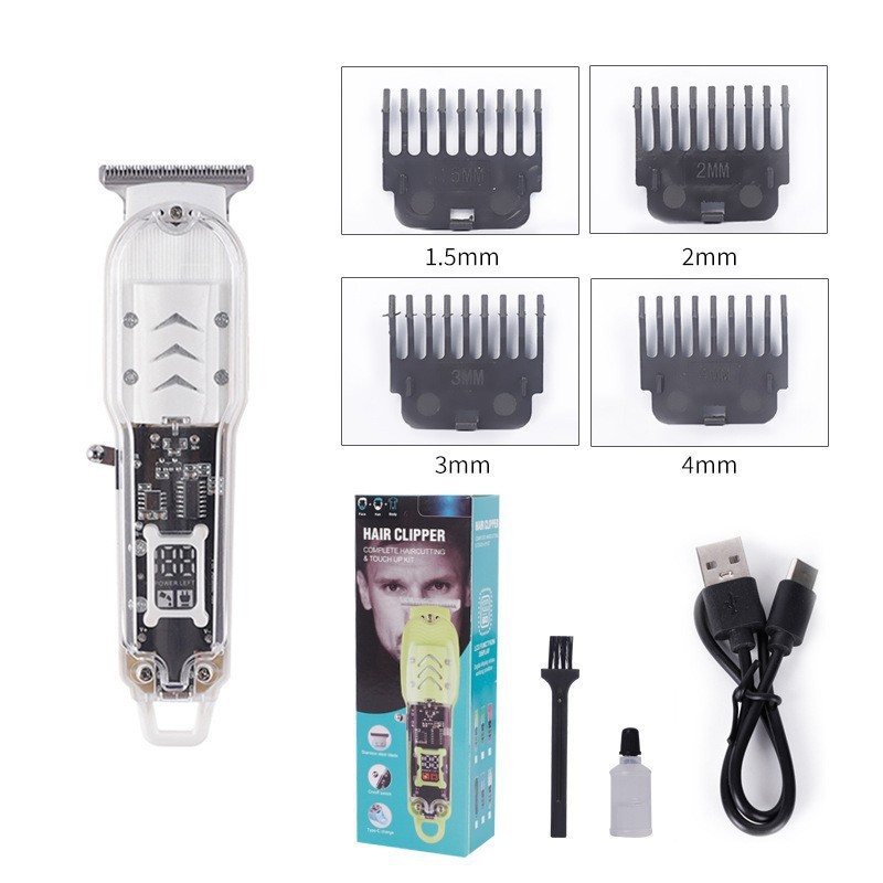 Transfronterizo T9 cortador de pelo eléctrico empujador cabeza de afeitar artefacto cabeza de aceite esculpida barbería cuchilla de afeitar eléctrica empujador al por mayor