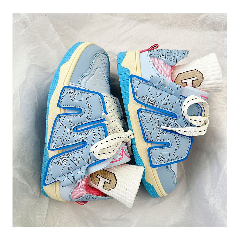 Niche skate shoes 2023 new original design wheat whirlwind hip-hop men and women couples casual all-match skateboard bread shoes_voghion.com