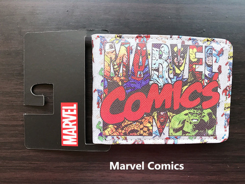 Student wallet Q version superhero comic short 20% off coin purse wallet student men's and women's wallet