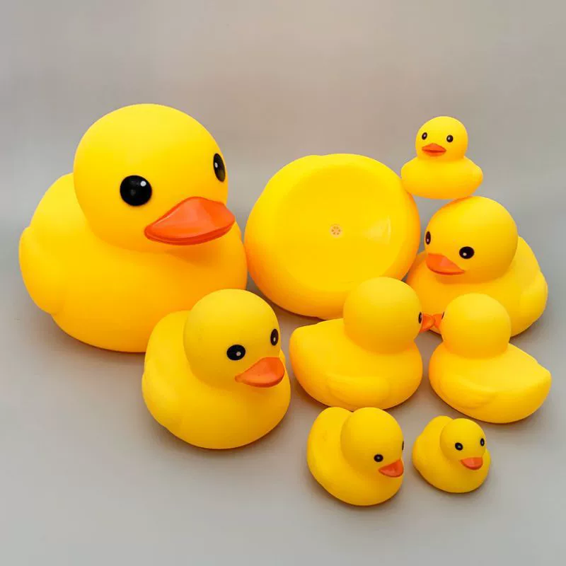 B.Duck, игрушка для игры в ванне и воде, жёлтый утёнок для плавания, антистресс