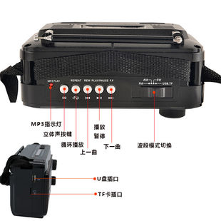 J8 полнодиапазонная Bluetooth-карта, радио, многофункциональный полупроводниковый MP3-динамик для пожилых людей, FM-динамик, портативный g3
