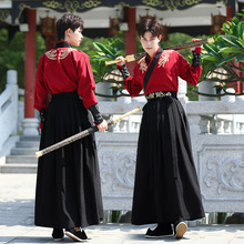 秋季新款原创汉服男中国风国潮复古翩翩公子武侠剑客学生班服礼服