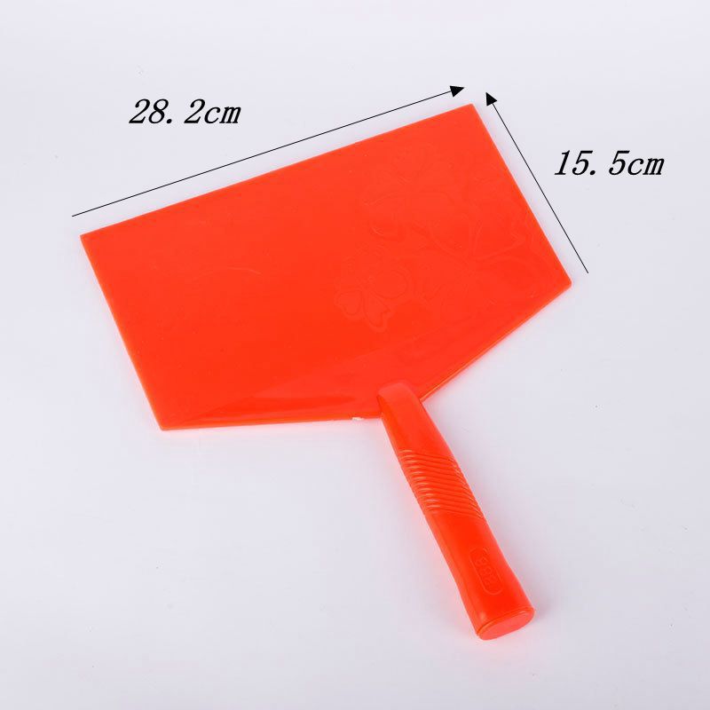 批发大号荷花塑料带盖灰板绿色红色钢化塑料建筑托灰板