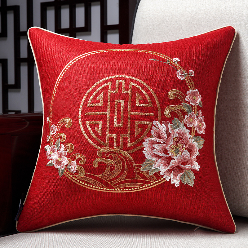 타고난 미인 - 차이니즈 레드 [도리스 린넨 코트]