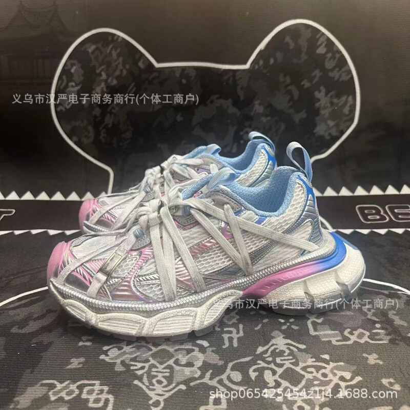 莆田パリスパイダーマン第二世代 3XL ストラップ付き男性と女性のお父さん靴カラフルな通気性のある厚底スポーツとレジャーのトレンディな靴|undefined