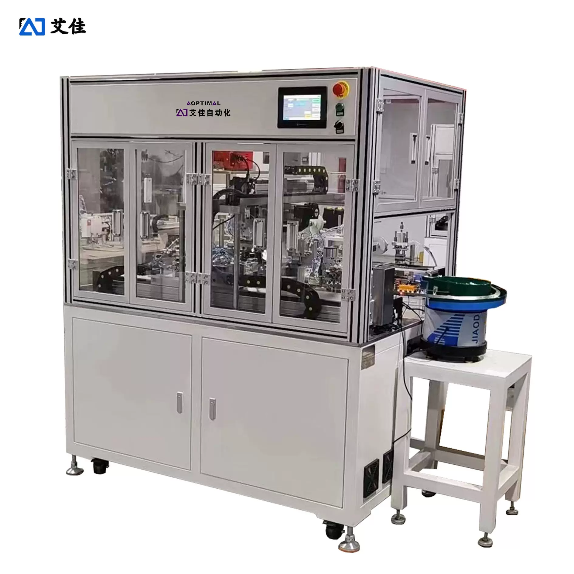 尼龙绳双头点胶装扣机橡皮绳带勾扣安装机尼龙制品加工设备全自动