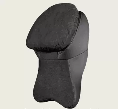 Second-Generation 5D Aviation Headrest Gold Somatosensory Memory Foam Breathable Suede Fabric Car Universal Headrest (Headrest) - newly-upgraded-second-generation-graphite-black-single-pack-with-same-support-for-neck-and-back
