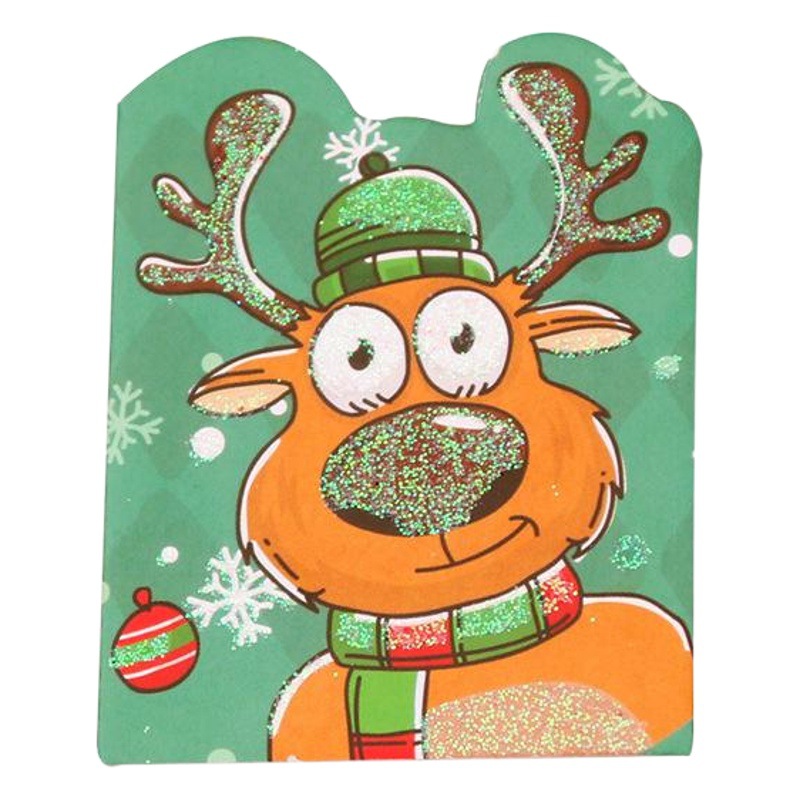 Decoraciones navideñas Decoración navideña escena Árbol de Navidad Tarjeta de deseo de Navidad Tarjeta de felicitación de Navidad tamaño pequeño para Navidad