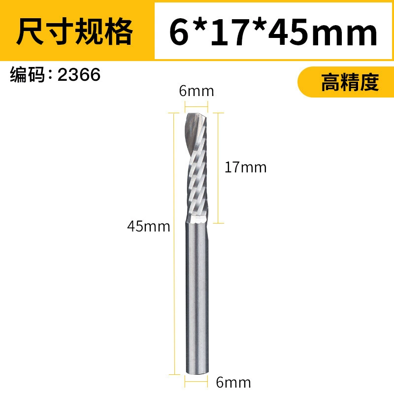 Acrylic drill PVC 3.175 мм, сталь вольфам/Tungsten steel