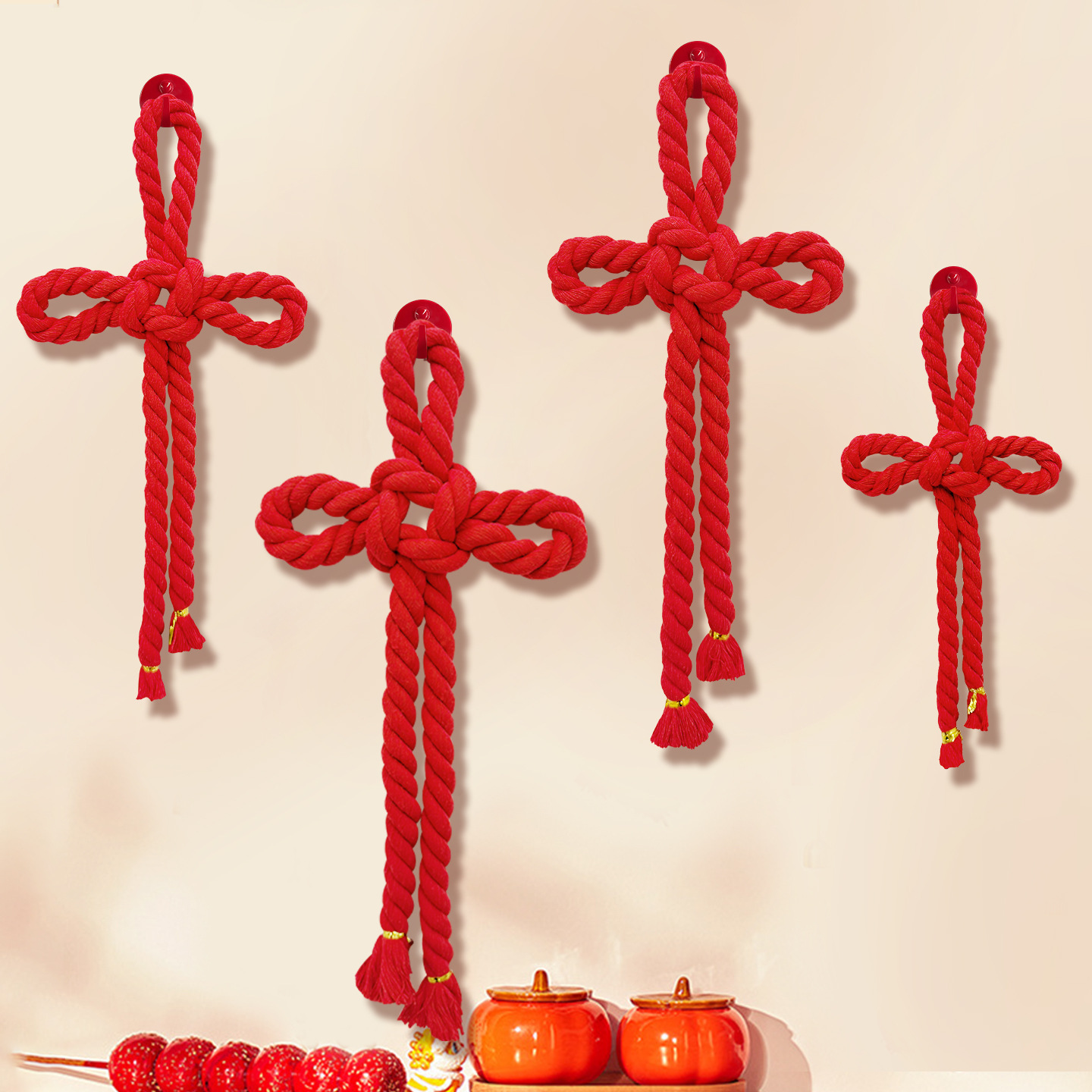 乔迁之喜挂饰中国结福字挂件新房搬家入宅仪式布置客厅装饰万字结