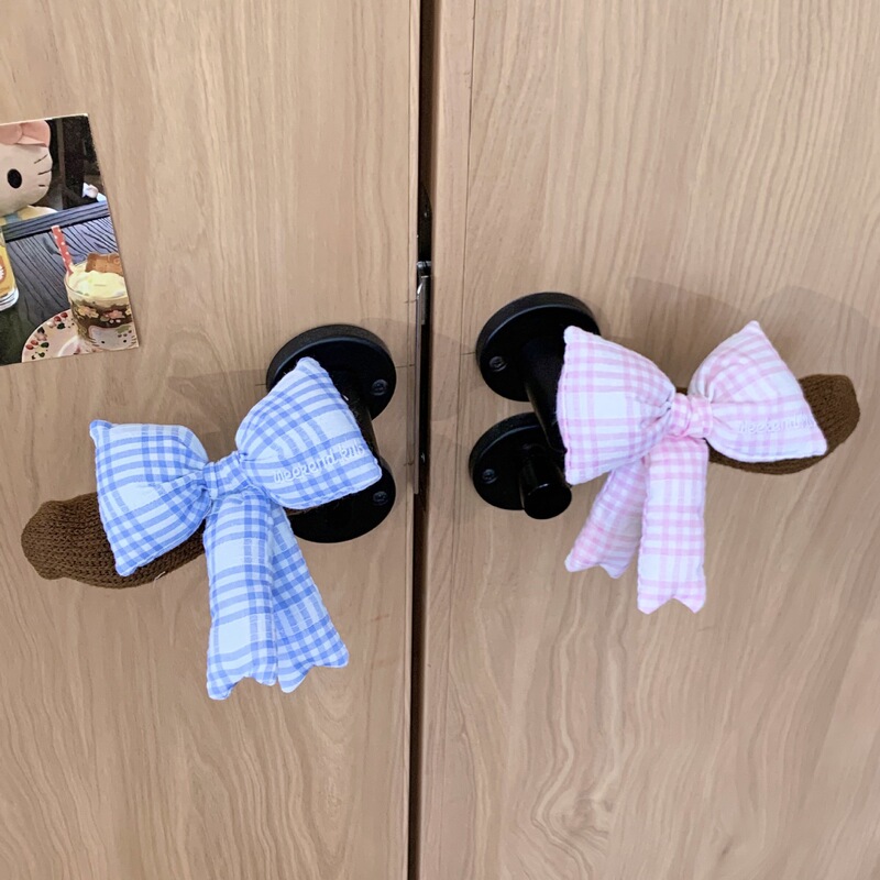 ホームちょう結びドアハンドルカバー子供部屋の装飾帯電防止寝室のドアかわいい衝突防止漫画ドアハンドルカバー|undefined