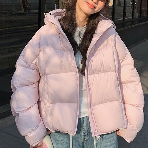 Cloud Puff Cotton Jacket for Women, New Winter 2026 Model, Versatile and Super Stylish, Short Style, Light Yellow Puffer Jacket