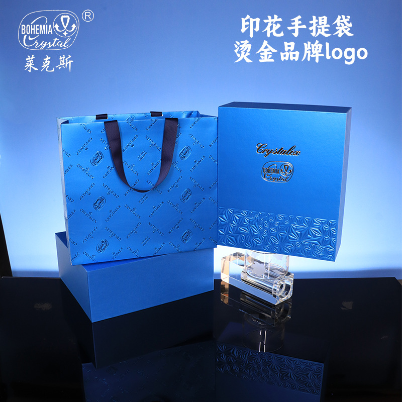 Copas de vino tinto de cristal importadas de República Checa, juego de copas de alta gama para uso doméstico, copas de vino, vasos de cristal, caja de regalo image 4