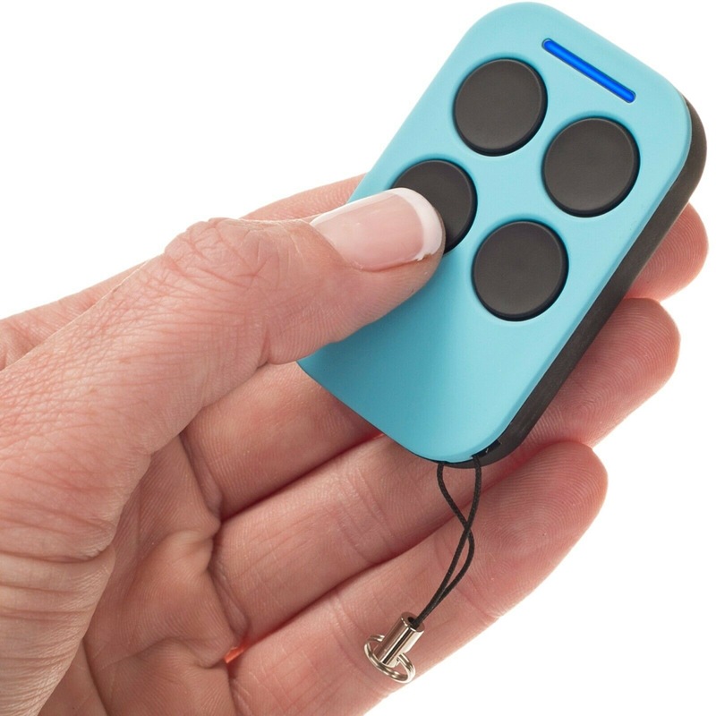 A popular multi-frequency 280-868MHz universal garage door remote control copyer on cross-border e-commerce platforms like Amazon and eBay.