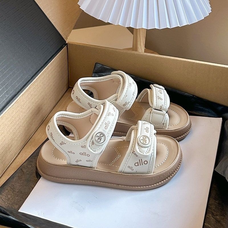2026 primavera y verano de las niñas sandalias de suela suave nuevos niños sandalias de dedos abiertos moda versátil zapatos de playa zapatos princesa