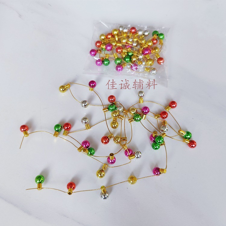 一米灯串103#电镀金头