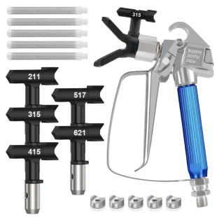 Cross-border airless sprayer spray gun nozzle high pressure pipe gun head filter extension rod sprayer accessories