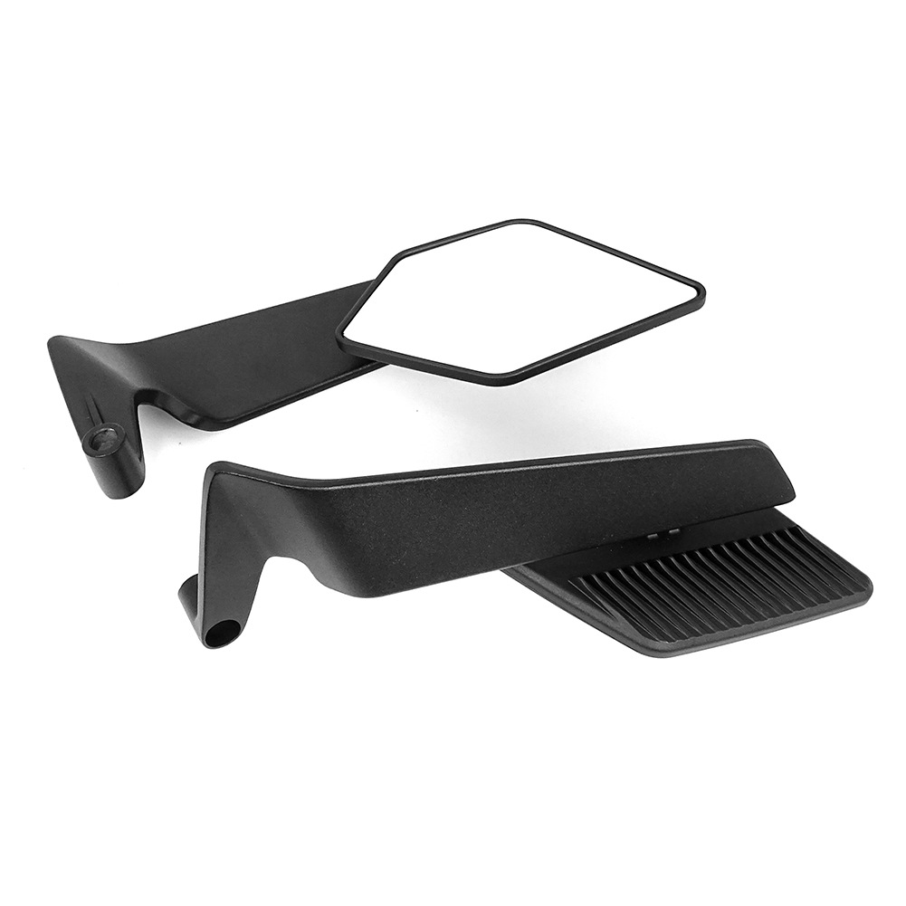 Universal Motorcycle and Electric Vehicle Modification New Model Wide-View Wind-Wing Rearview Mirror Aluminum Alloy Blade Reflector