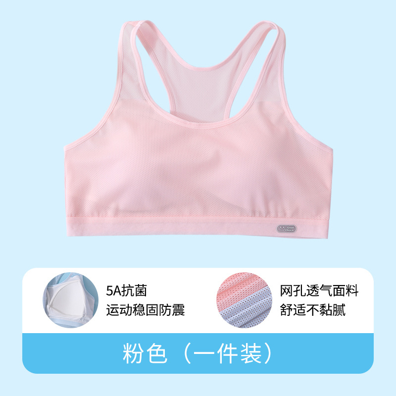 Ropa interior para niñas durante el desarrollo, top de tubo, niñas, estudiantes de secundaria, niñas adolescentes, niños con chalecos finos en la segunda etapa