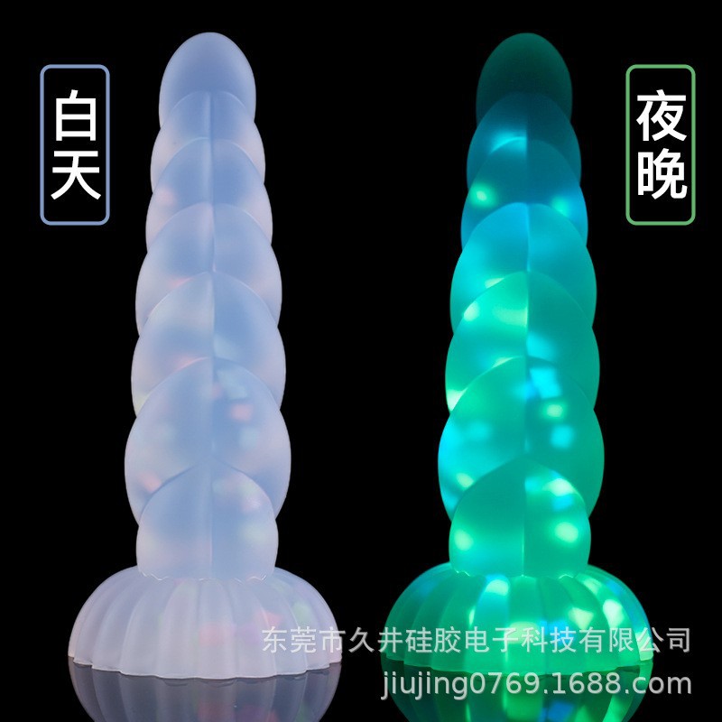 Color de la jalea luminosa pequeña torcedura femenina sexy anal plug out sm juguete adulto suministros back corte estimulación masturbación dispositivo