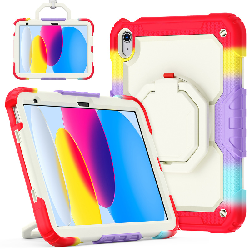 Suitable for Apple Ipad11Th Protective Case, Anti-Fall Protective Case, Pro 12.9 Portable Rotating Stand Protective Case