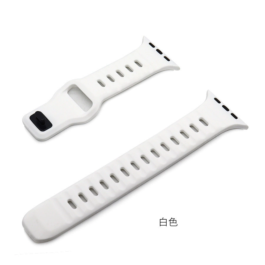 Силиконовый ремешок для Iwatch, новая спортивная модель с квадратной пряжкой, для Apple SE/8/Ultra, силиконовый ремешок для Apple