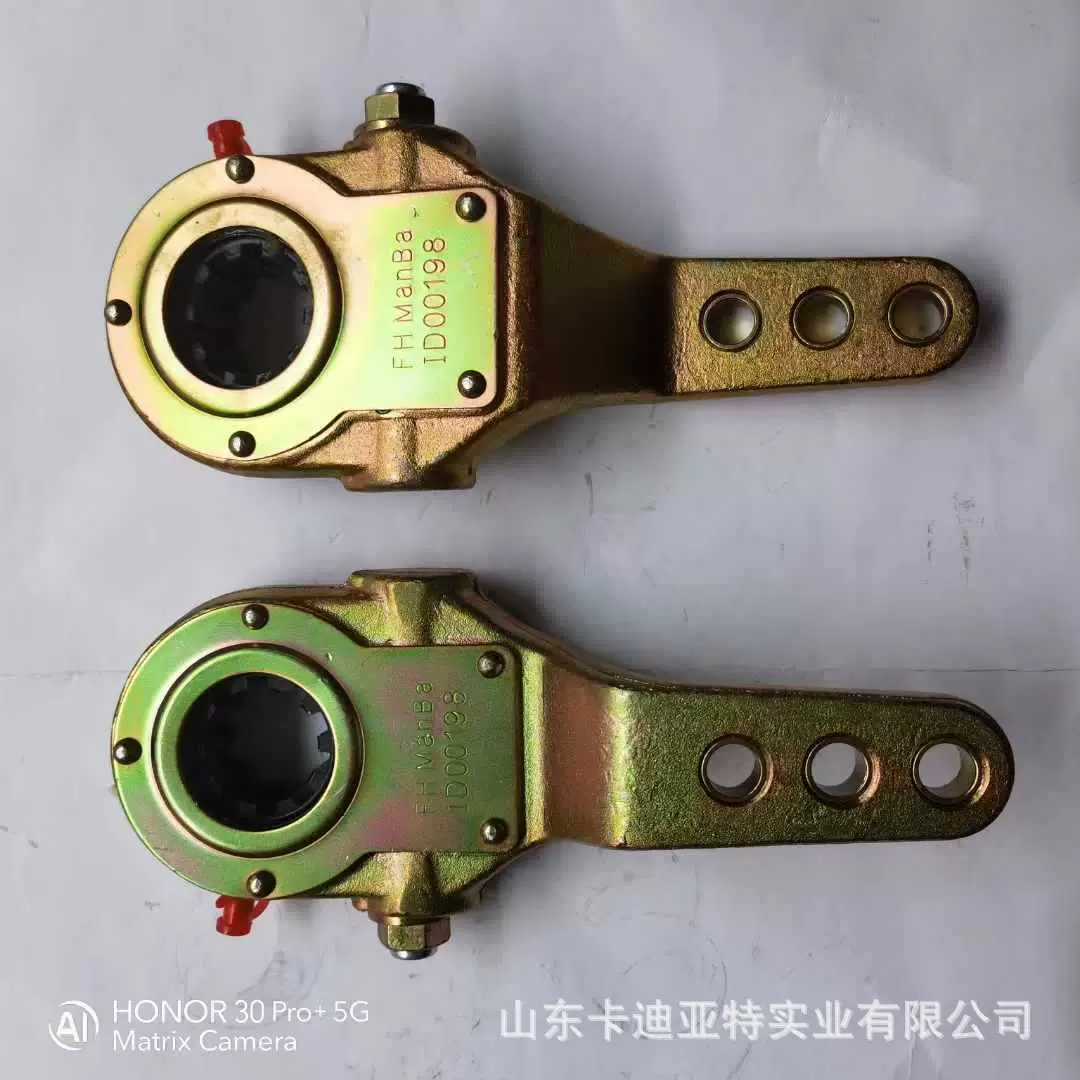 调整臂国内外通用挂车卡车拖车配件刹车调整臂手动调挂车4孔10齿