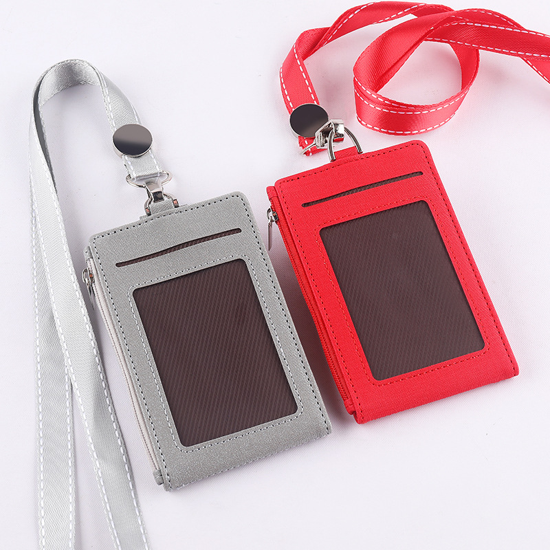 Jinbeisi tarjeta de trabajo cubierta de la tarjeta de identificación tarjeta de acceso al autobús del estudiante insignia Tarjeta de cordón CUBIERTA Cubierta de la tarjeta de fábrica