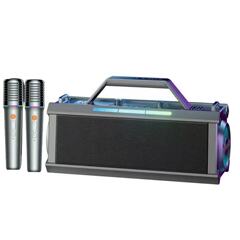 カラオケスピーカー 屋外専用マイク一体型 ポータブル 大音量 超長時間バッテリー Bluetoothスピーカー スクエアダンス用
