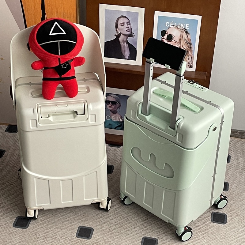 ママのスーツケース、子供が座ったり乗ったりできるベビーカー、旅行用スーツケース、親子旅行用搭乗トロリーケース 22|undefined
