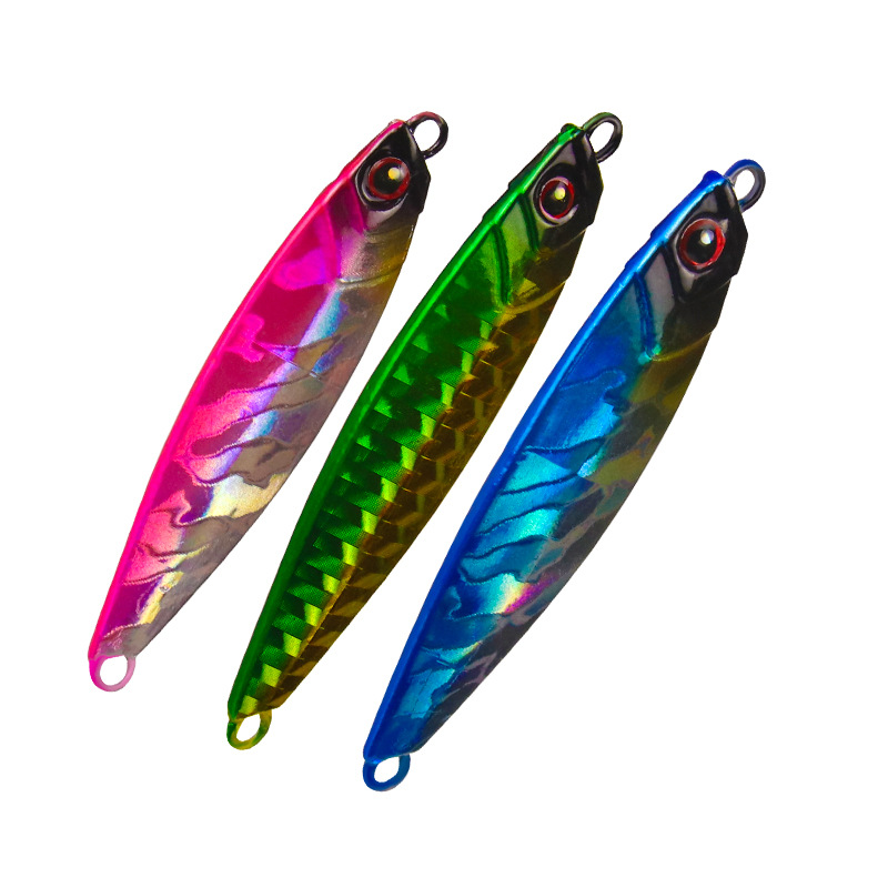 8 Colors Metal Jigging Spoon Fishing Lures Bass Walleye Perch Fresh Water Fishing Lure