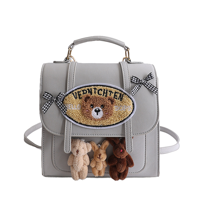 Moda retro estilo británico lindo mochila mujer 2026 nuevo estilo extranjero sensación diaria de hombro mochila de mano image 7