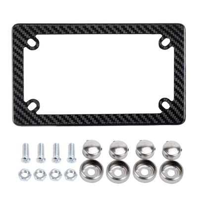Plate Frame Carbon Fiber License Plate: Nömrə qabı