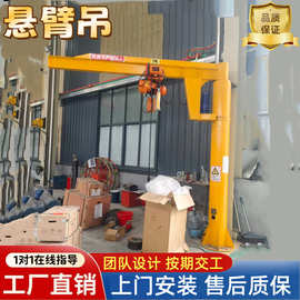 立柱式悬臂吊车间搬运定柱式悬臂吊小型电动单臂吊机悬臂吊起重机