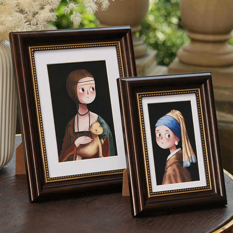 American-Style Vintage Photo Frame Display Stand 6-Inch 8inch 10inch Photo Printing Custom High-End Photo Album Frame Wall Hanging American-Style Vintage Photo Frame Display Stand 6-Inch 8inch 10inch Photo Printing Custom High-End Photo Album Frame Wall Hanging