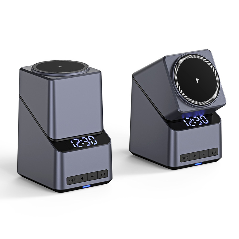 越境新入荷時計電動ロータリータッチ180 ° フォーインワン多機能磁気ワイヤレス充電器|undefined