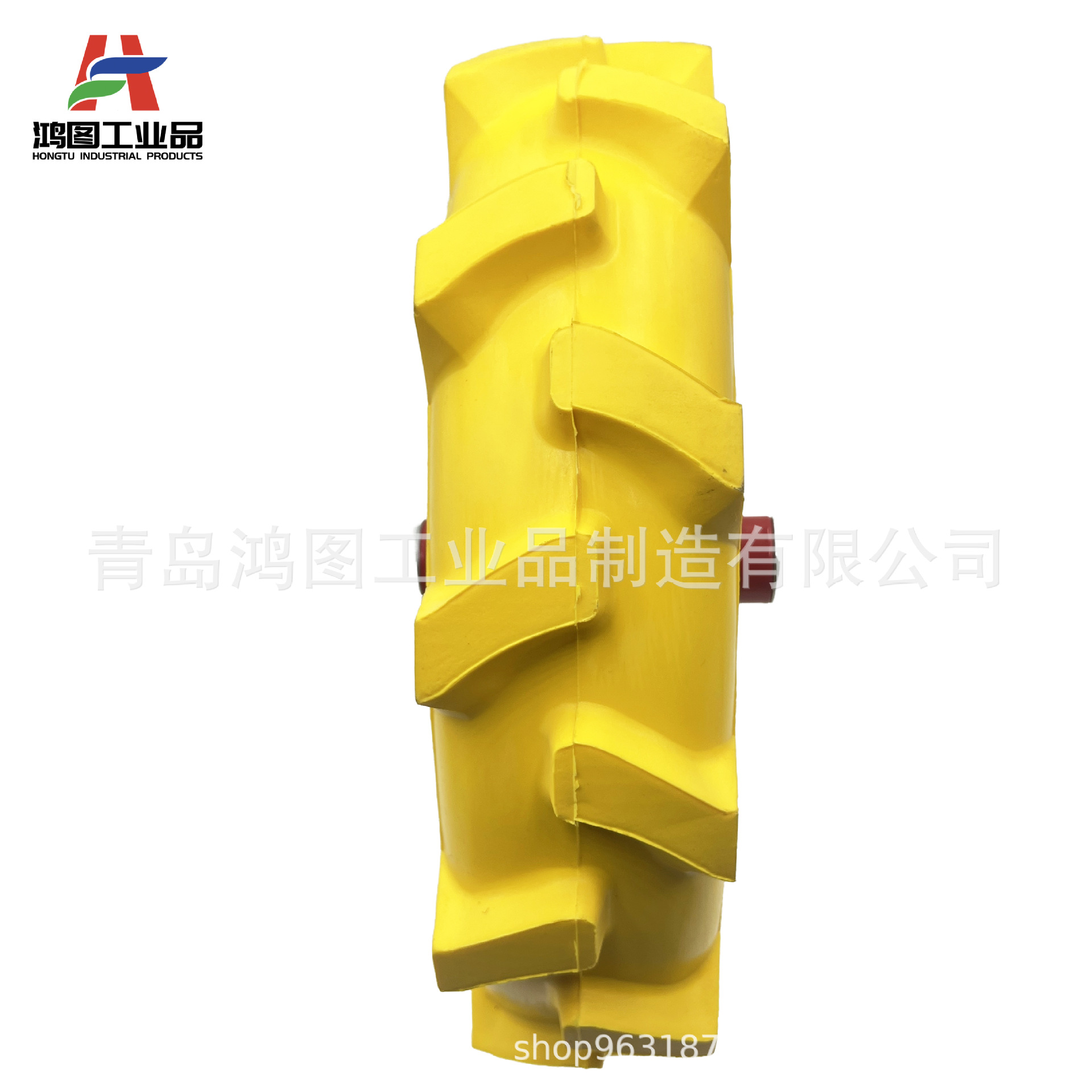 16寸4.80、4.00-8人字纹PU发泡轮 (3)