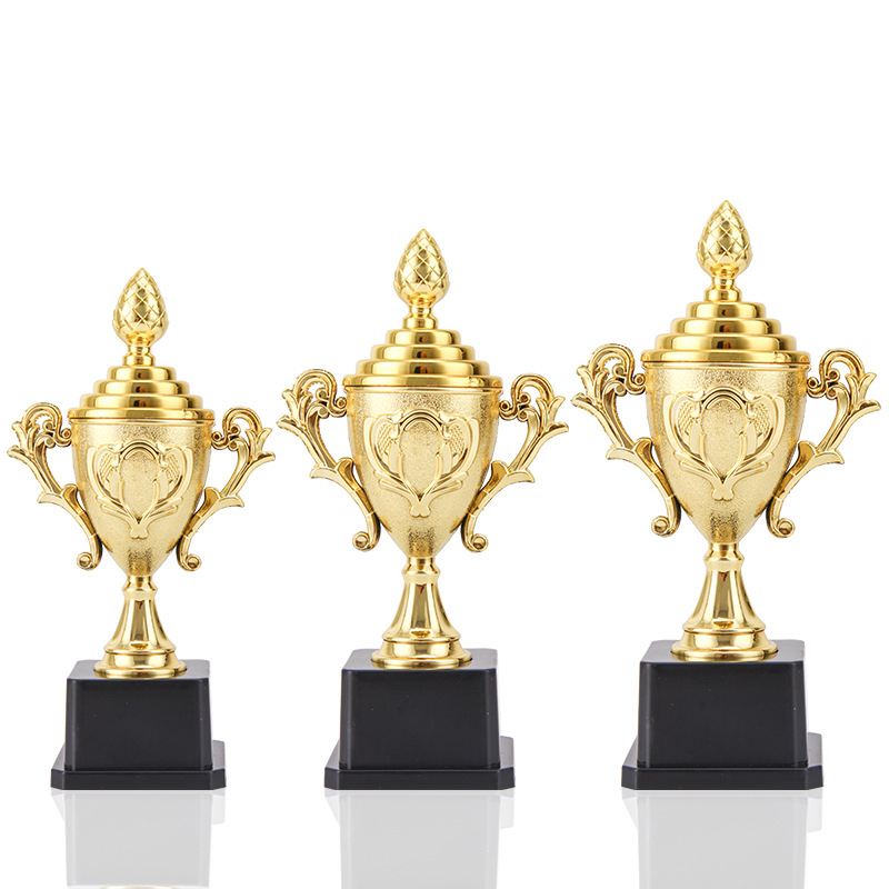 Trofeos de plástico escolares juegos infantiles juegos conmemorativos premios fútbol baloncesto bauhinia taza