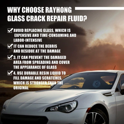 Crack Repair Car: Auto glass repair liquid