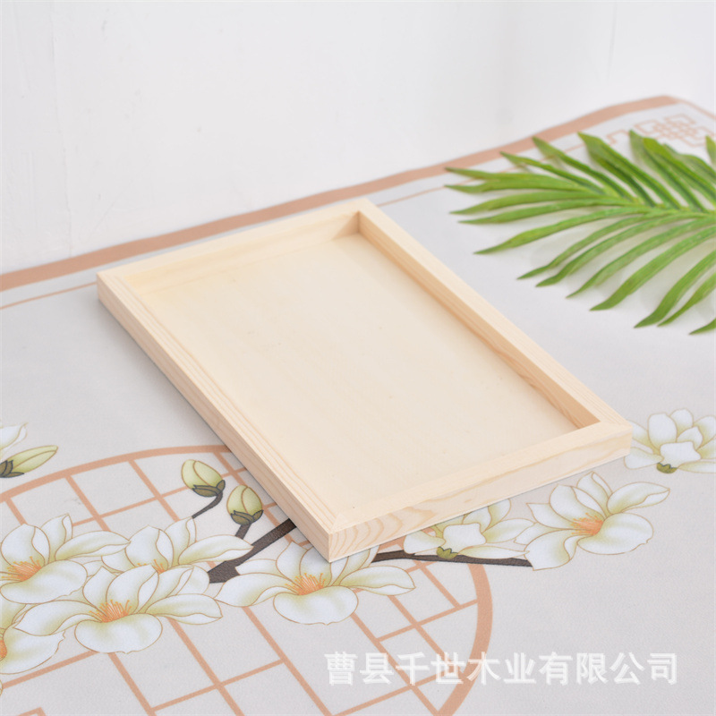 創意実木粘土フレーム木質粘土フレーム立体油絵フレーム材料幼稚園diy手作り|undefined